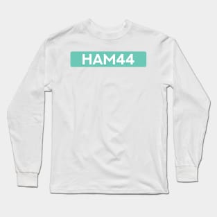 Lewis Hamilton 44 - Driver Tag #3 Long Sleeve T-Shirt